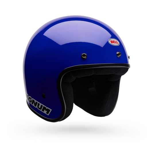 Casco Moto Calle TS Magnum Solid Azul Bell