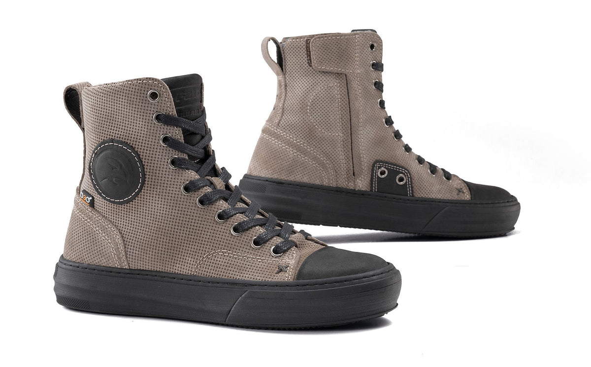 ZAPATILLAS DE MOTO FALCO PARA MUJER LENNOX 2 LADY SAND GREY