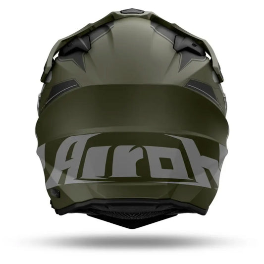 Casco Airoh Commander 2 Reveal Militar Verde Mate