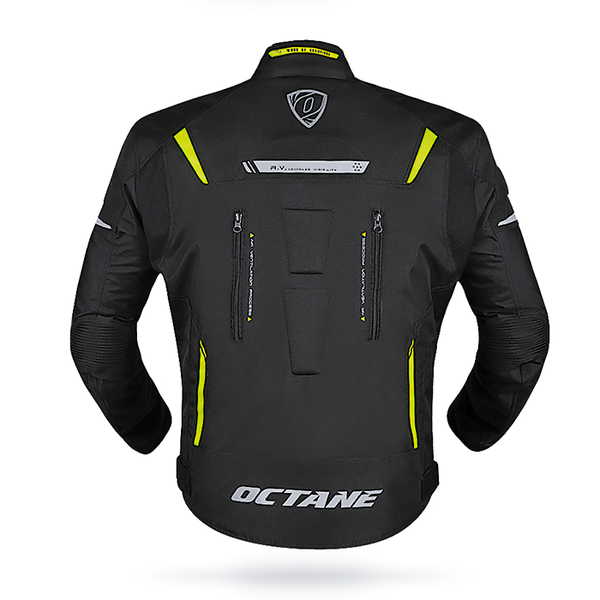 Chaqueta Octane Contract Negro / Amarillo Fluor