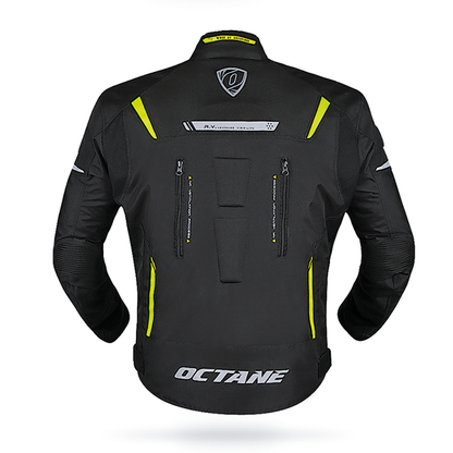 Chaqueta Octane Contract Negro / Amarillo Fluor
