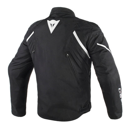 Chaqueta Dainese Avro D2 Tex Negro / Blanco / Amarillo Fluo
