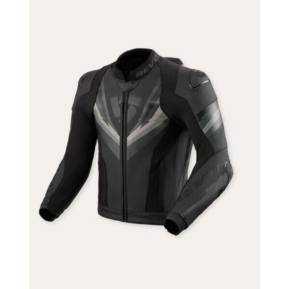 Rev’it! Chaqueta de Cuero Quantum 3 Pro Negro / Antracita