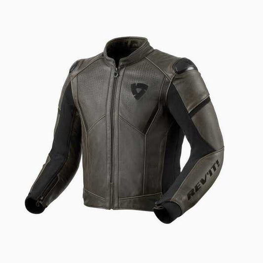 Rev’it! Chaqueta Parallax Negro / Verde Olivo