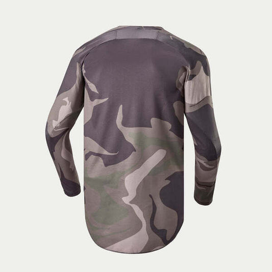 Jersey Alpinestars Racer Tactical Verde Militar / Café Camo