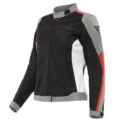 Chaqueta Dainese Hydraflux 2 Air Lady D-Dry Negro / Gris / Rojo Lava