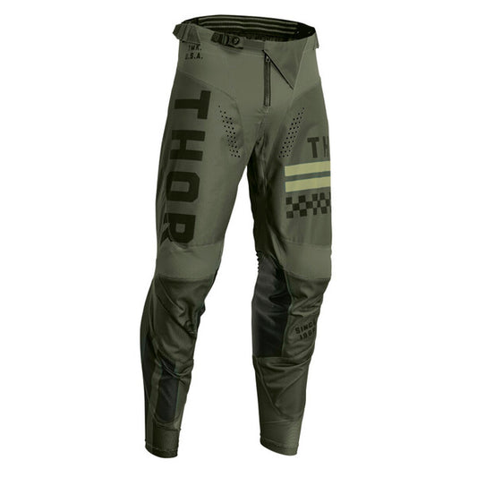 Pantalón Thor Pulse Youth Combat Verde Militar/ Negro