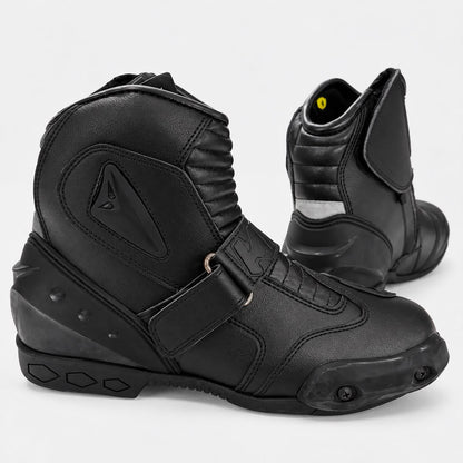 Zapatos Moto Calle Skipper Negro KMZ