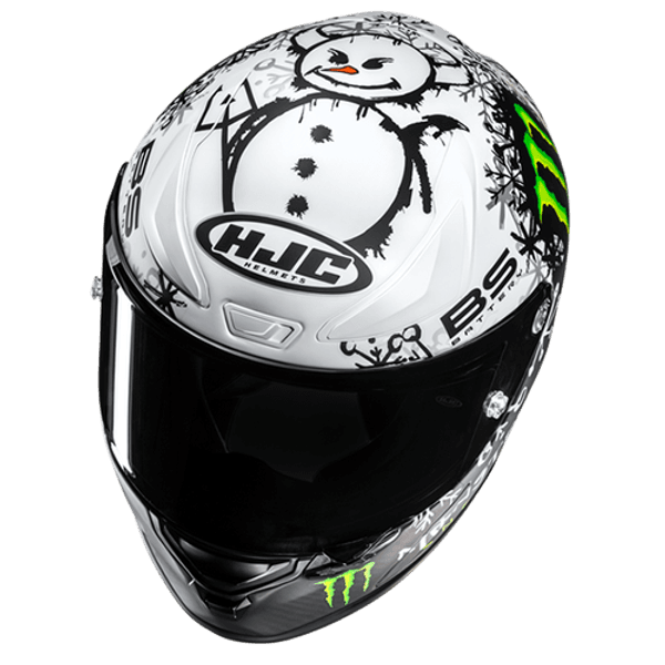 Casco Integral HJC RPHA 1 V2 Carbon Snow Diablo MC10SF