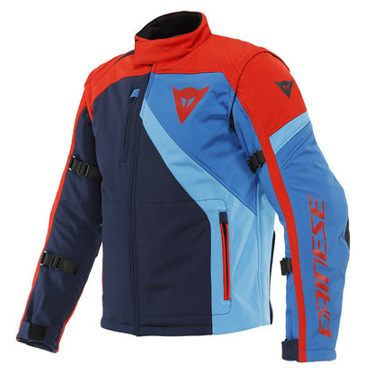 Chaqueta Dainese Ranch Tex Azul Oscuro / Celeste / Rojo