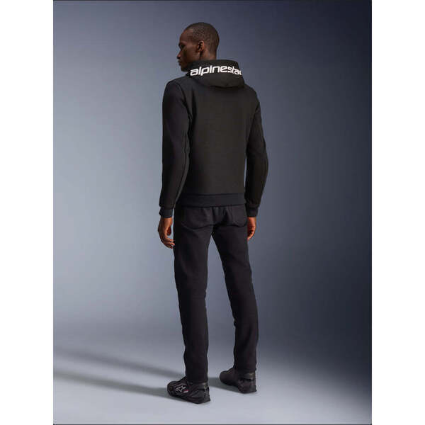Polerón Alpinestars Chrome V2 Sport Negro / Blanco