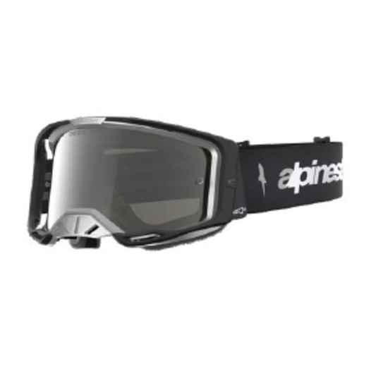 Antiparras Alpinestars Vision 8 Amber Negro/ Plata/ Plata