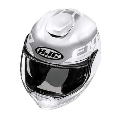 Casco Abatible HJC F100 Hetal MC10 Gris/Blanco