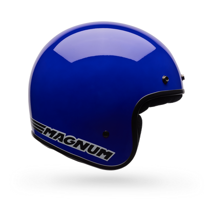 Casco Moto Calle TS Magnum Solid Azul Bell