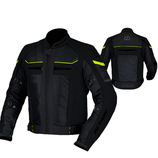 Chaqueta Octane Airflow 2 Negro / Amarillo
