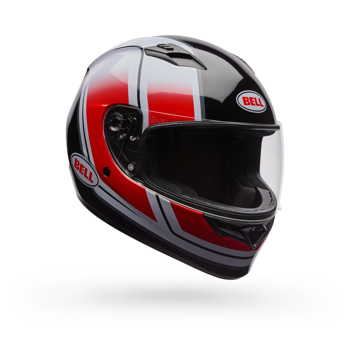 Casco Moto Calle Qualifier Grid Blanco/Rojo Bell