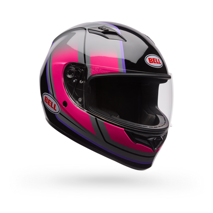 Casco Moto Calle Qualifier Grid Gris/Rosado Bell