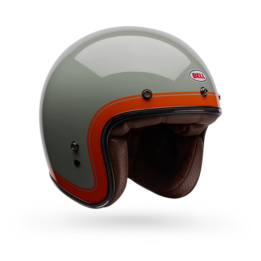 Casco Moto Calle Custom 500 Crate Gris Bell