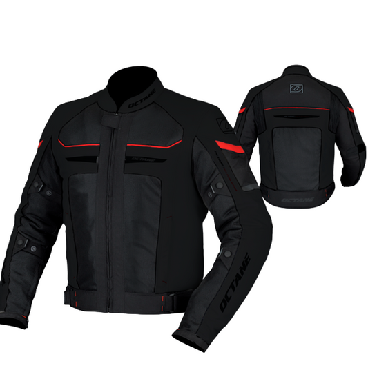 Chaqueta Octane Airflow 2 Negro / Rojo