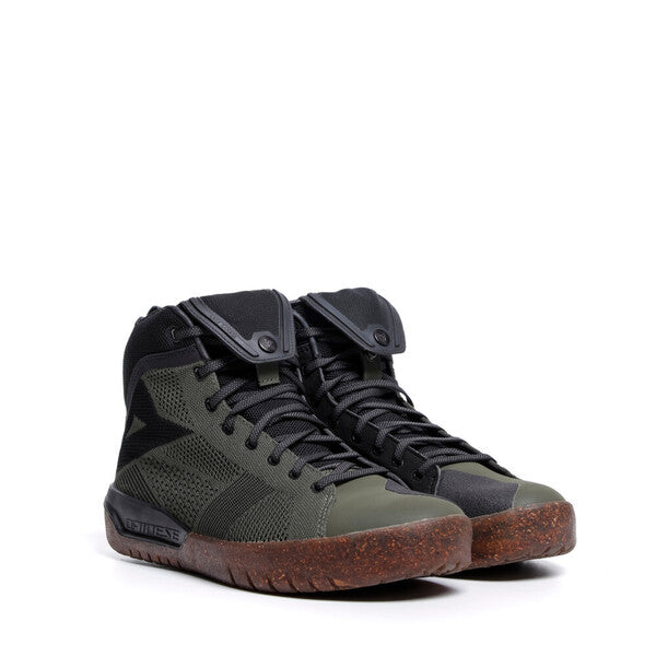 Zapatillas Dainese Metractive Air Verde Oliva / Negro / Goma Natural