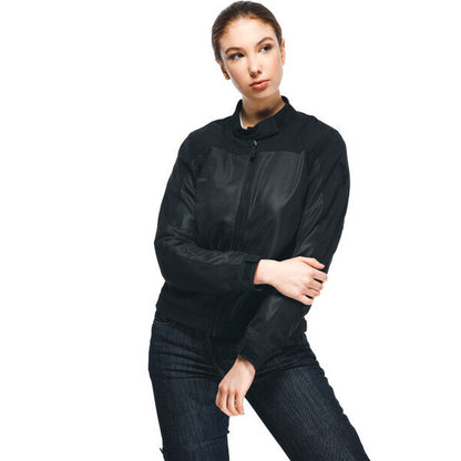Chaqueta Dainese Sevilla Air Lady Tex Negro / Gris Glaciar