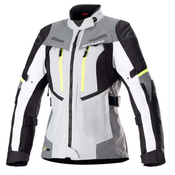 Chaqueta Alpinestars Stella Bogota Pro Drystar Negro / Gris Oscuro / Amarillo Fluor