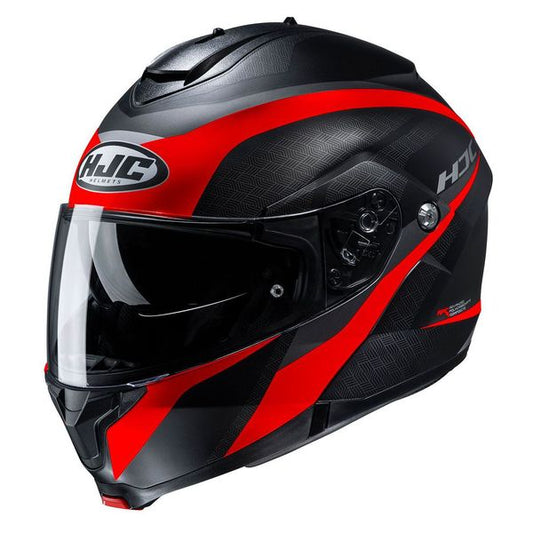 Casco Abatible HJC C91 Taly MC1SF Negro/Rojo