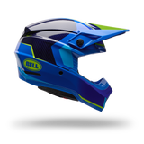 Casco Bell Moto-10 Gp Vector Azul