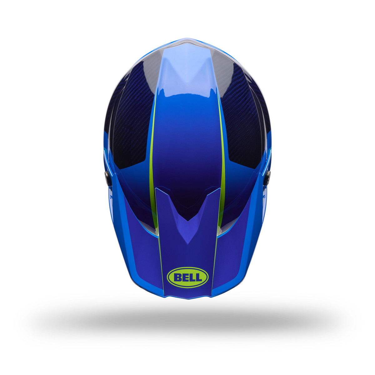 Casco Moto Moto-10 Gp Vector Azul Bell