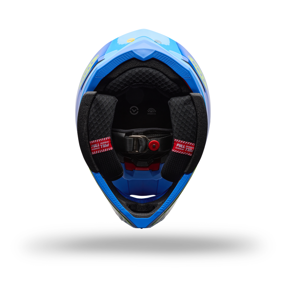 Casco Moto Moto-10 Gp Vector Azul Bell