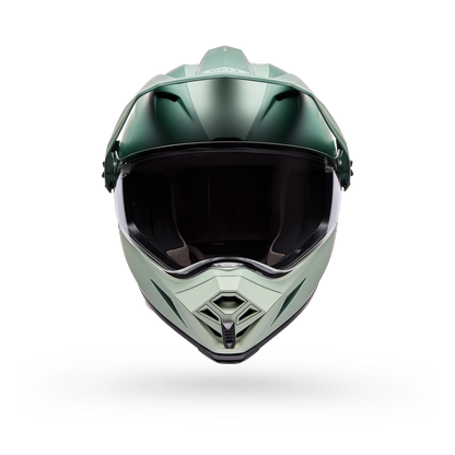 Casco Moto Calle MX-9 ADV Trail Verde/Naranjo Bell
