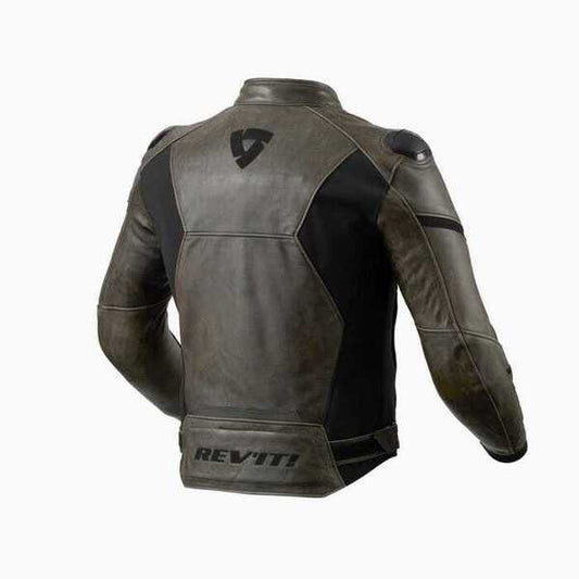 Rev’it! Chaqueta Parallax Negro / Verde Olivo