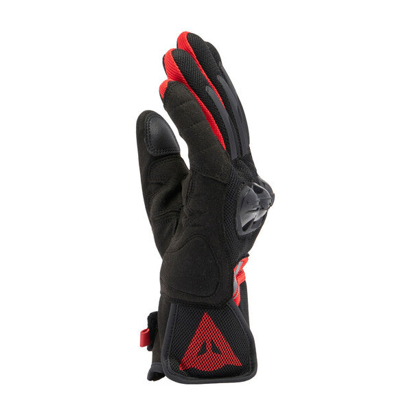Guante Dainese Mig 3 Air Tex Negro / Rojo Lava