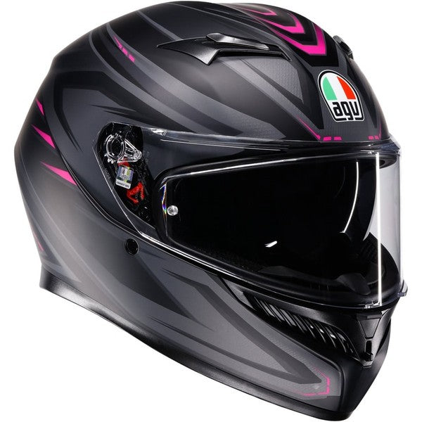 Casco AGV K3 Syth Negro / Rojo