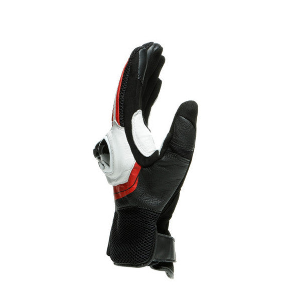 Guante Dainese Mig 3 Unisex Negro / Blanco / Rojo Lava