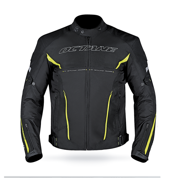 Chaqueta Octane Contract Negro / Amarillo Fluor