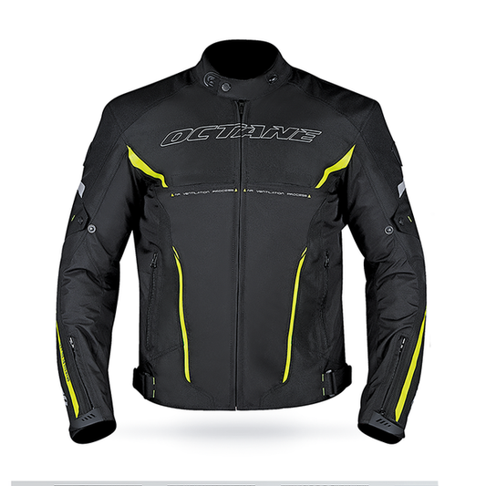 Chaqueta Octane Contract Negro / Amarillo Fluor