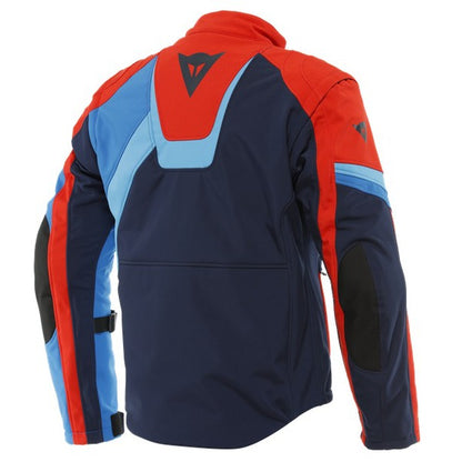 Chaqueta Dainese Ranch Tex Azul Oscuro / Celeste / Rojo
