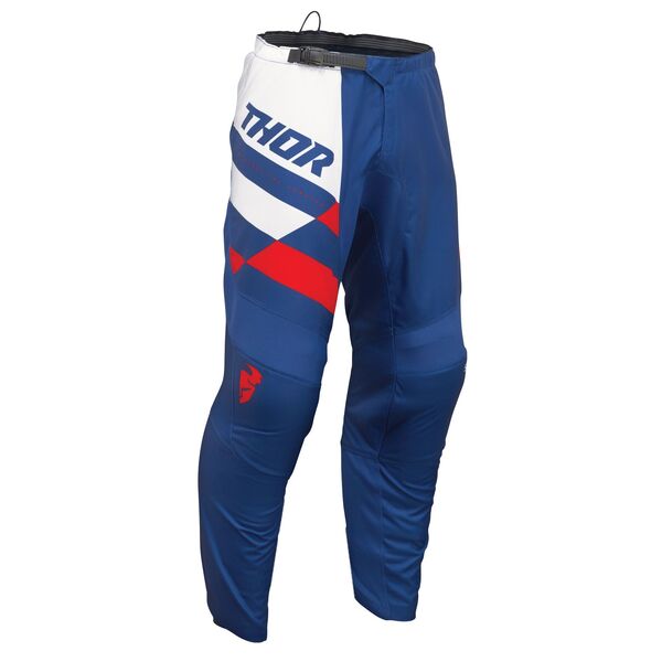 Pantalón Thor Sector Checker Azul Oscuro/ Rojo