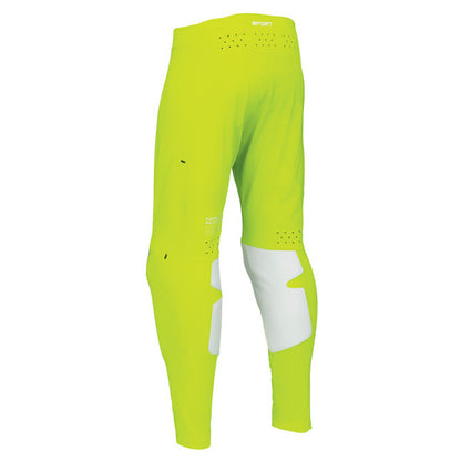 Pantalón Thor Sportmode Riot Blanco/ Amarillo Fluor