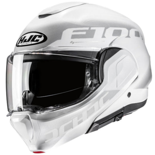 Casco Abatible HJC F100 Hetal MC10 Gris/Blanco