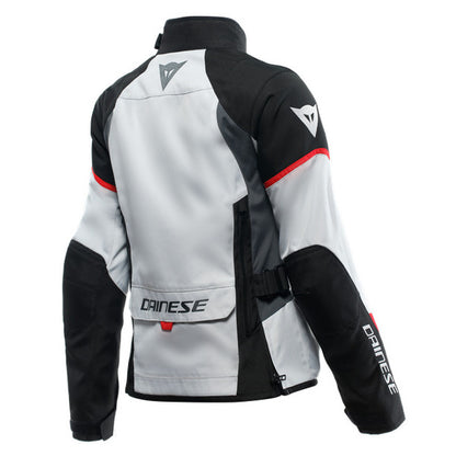 Chaqueta Dainese Tempest 3 D-Dry Lady Gris Glaciar / Negro / Rojo Lava