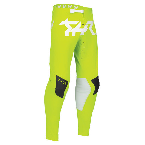 Pantalón Thor Sportmode Riot Blanco/ Amarillo Fluor