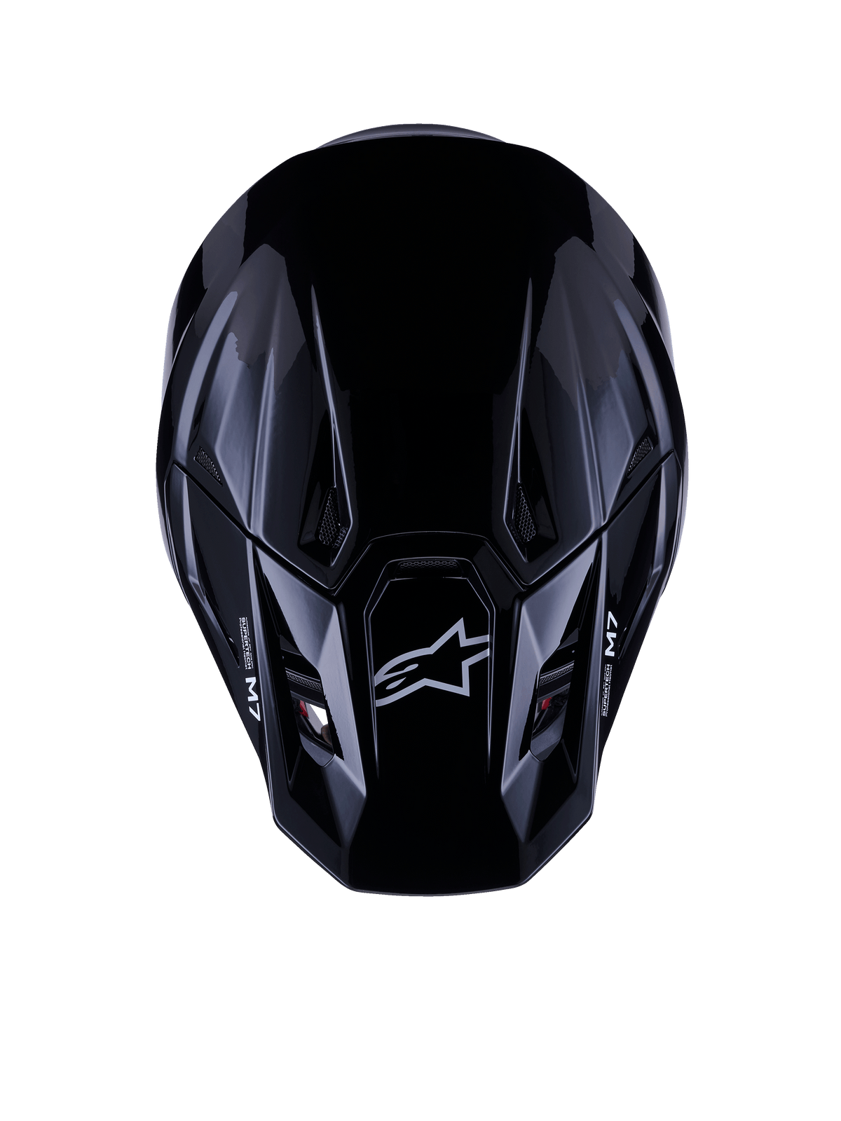 Casco Alpinestars S-M7 Solid Negro Brillante