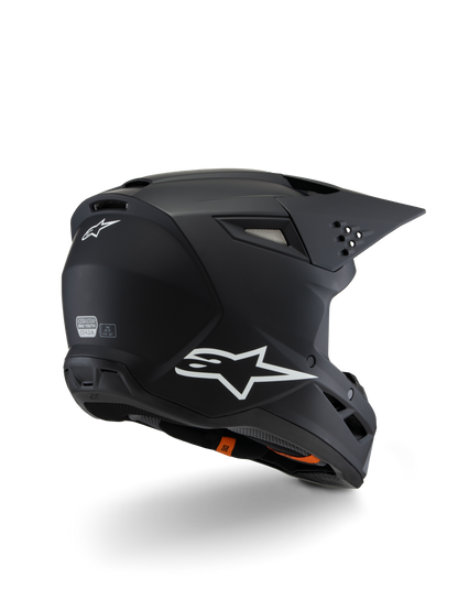 Casco Alpinestars Juvenil S-M3 Solid Negro Mate - vista 3