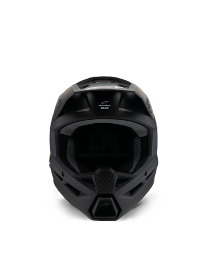 Casco Alpinestars Juvenil S-M3 Solid Negro Mate - vista 2