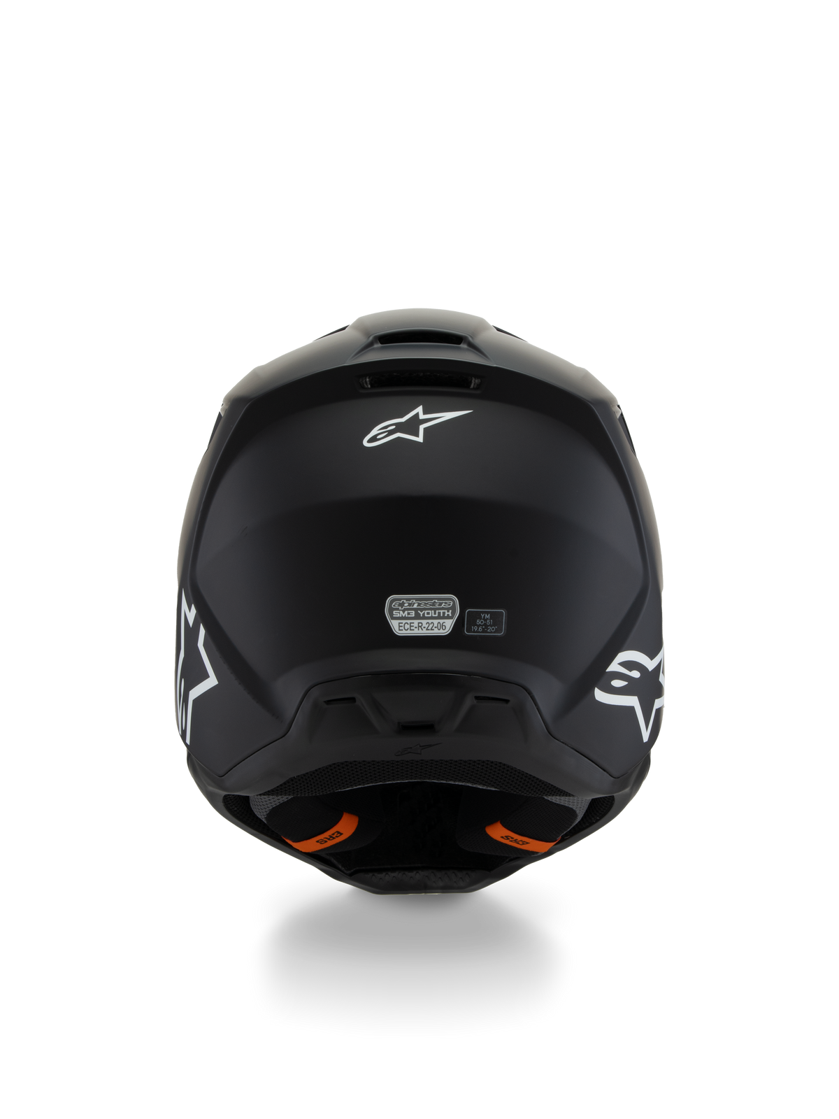 Casco Alpinestars Juvenil S-M3 Solid Negro Mate - vista 4