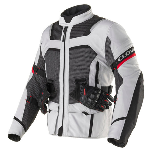 Chaqueta Clover Ventouring-4 WP Negro / Gris