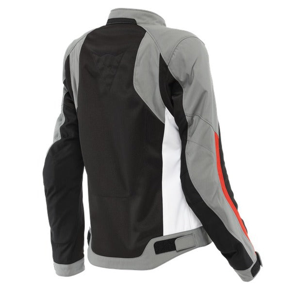 Chaqueta Dainese Hydraflux 2 Air Lady D-Dry Negro / Gris / Rojo Lava