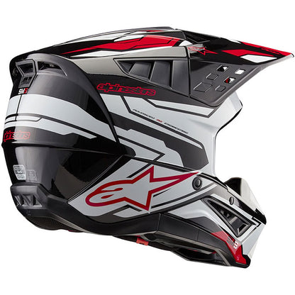Casco ALPINESTARS SM-5 Action 2 Black / White / Bright Red